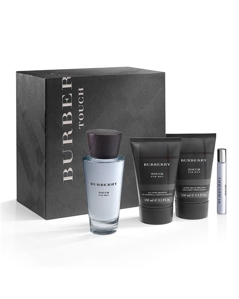 burberry touch men's gift set|burberry aftershave gift set.